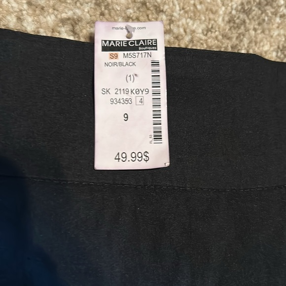 NWT Elegant Black Women's Skort size 9 - Picture 3 of 10